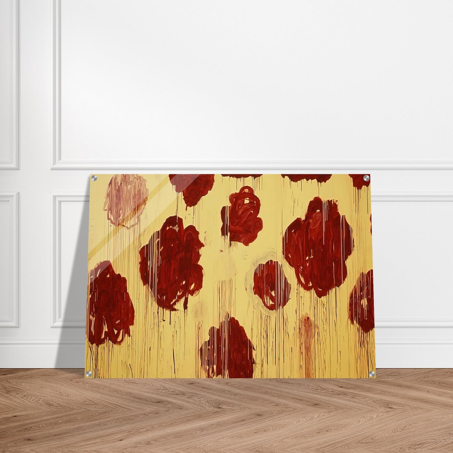 Untitled,  Blooming, A Scattering of Blossoms & Other Things  - Cy Twombly Acrylic Print - 70x100 cm / 28x40″ inches | Cy Twombly Wall Art | Cy Twombly Prints