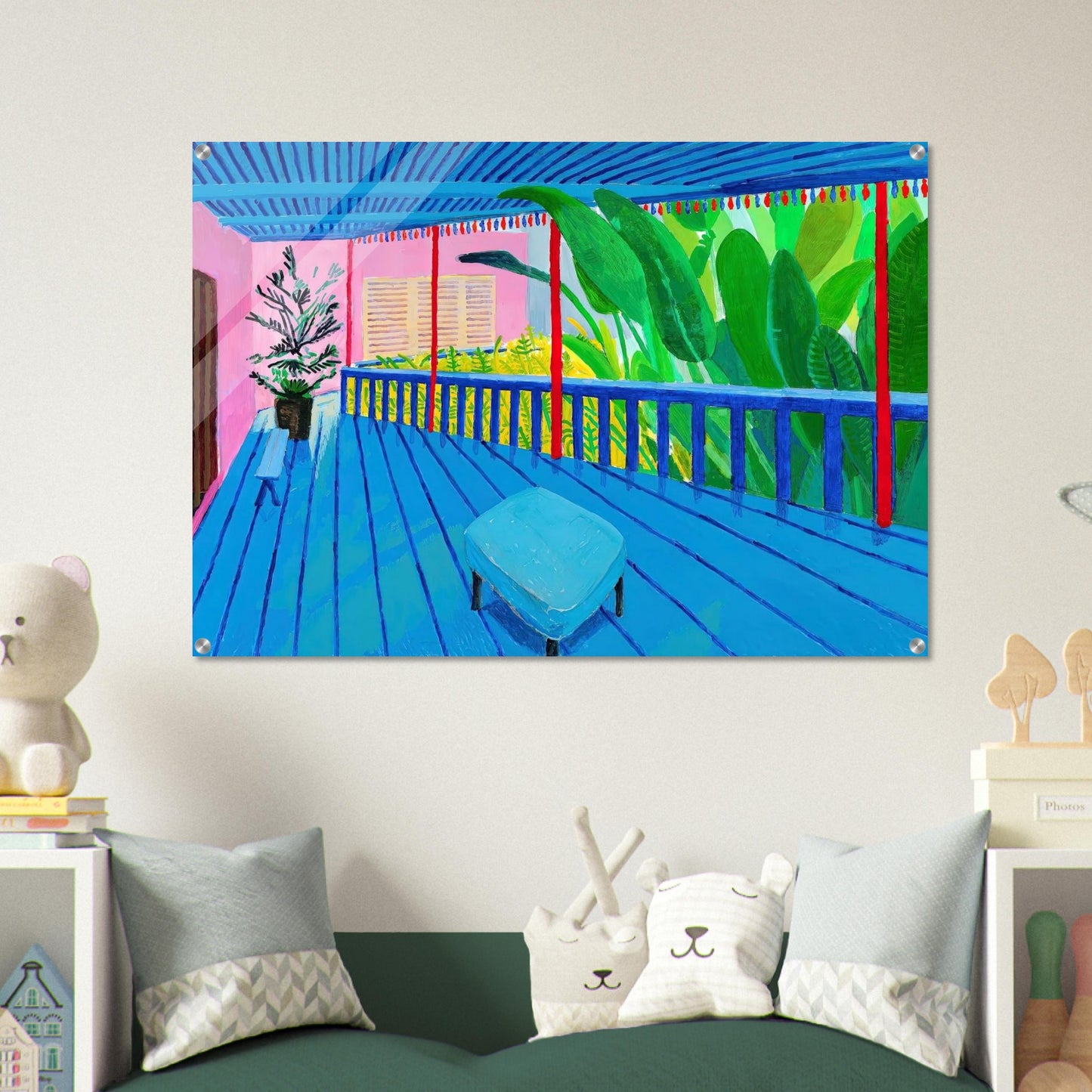 David Hockney - David Hockney Acrylic Print - 70x100 cm / 28x40″ inches | David Hockney Wall Art | David Hockney Prints