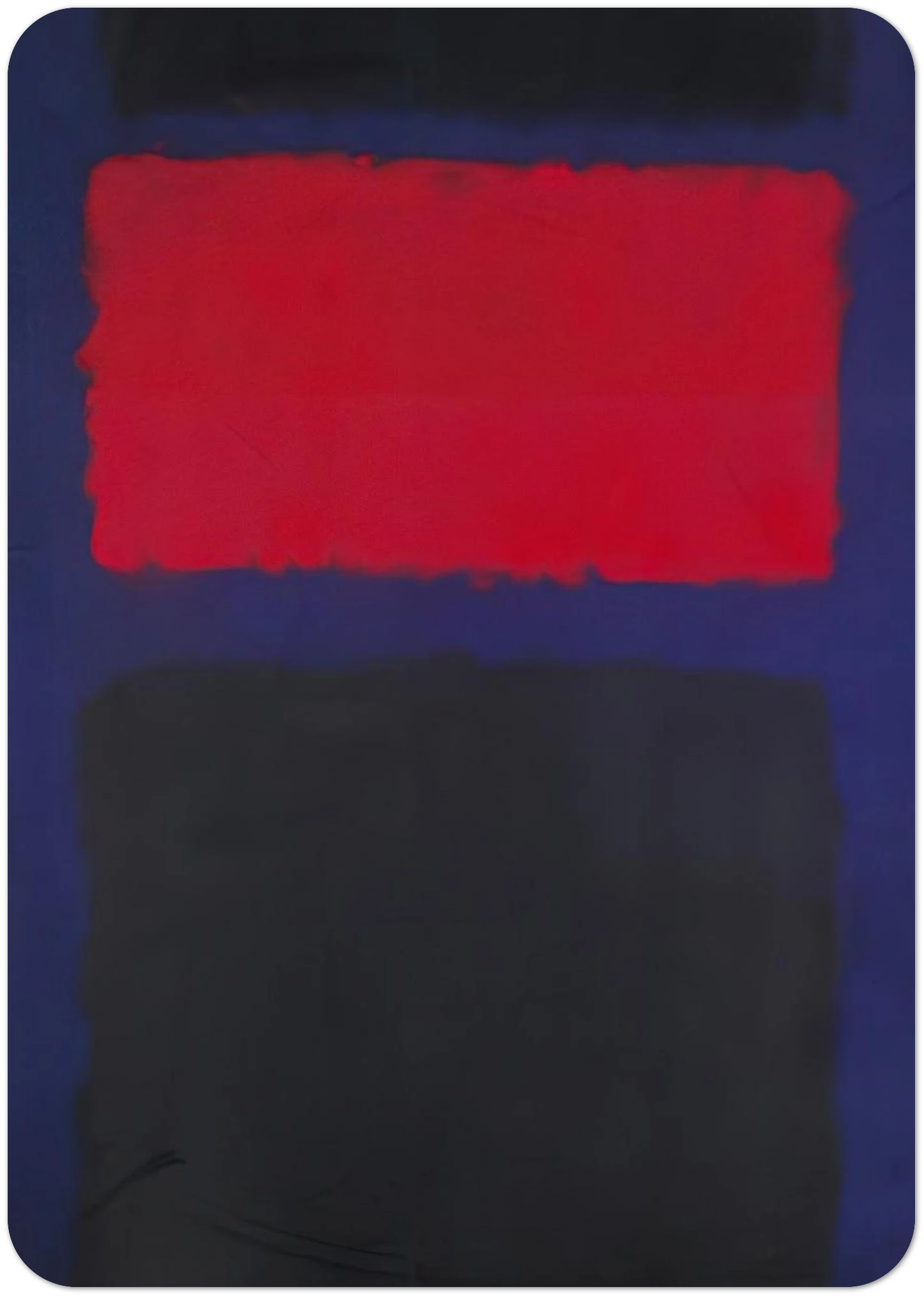 Cubierta - 1960 By Mark Rothko Pack of 10 Post Cards | Mark Rothko Post Cards | A6 (10.5 x 14.8 cm) - 4.1 x 5.8 inches