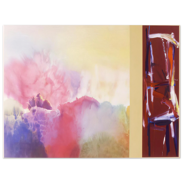 Ronnie Landfield - For Sara Teasdale - 1992  75x100 cm / 30x40inches Fine Art Poster