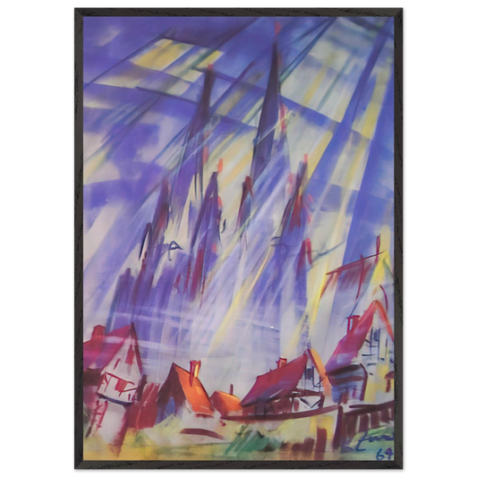 Untitled - 1964 N4 - Konrad Zuse Framed Art Print – Black Wooden Frame - Default Title - -Framed Art Print