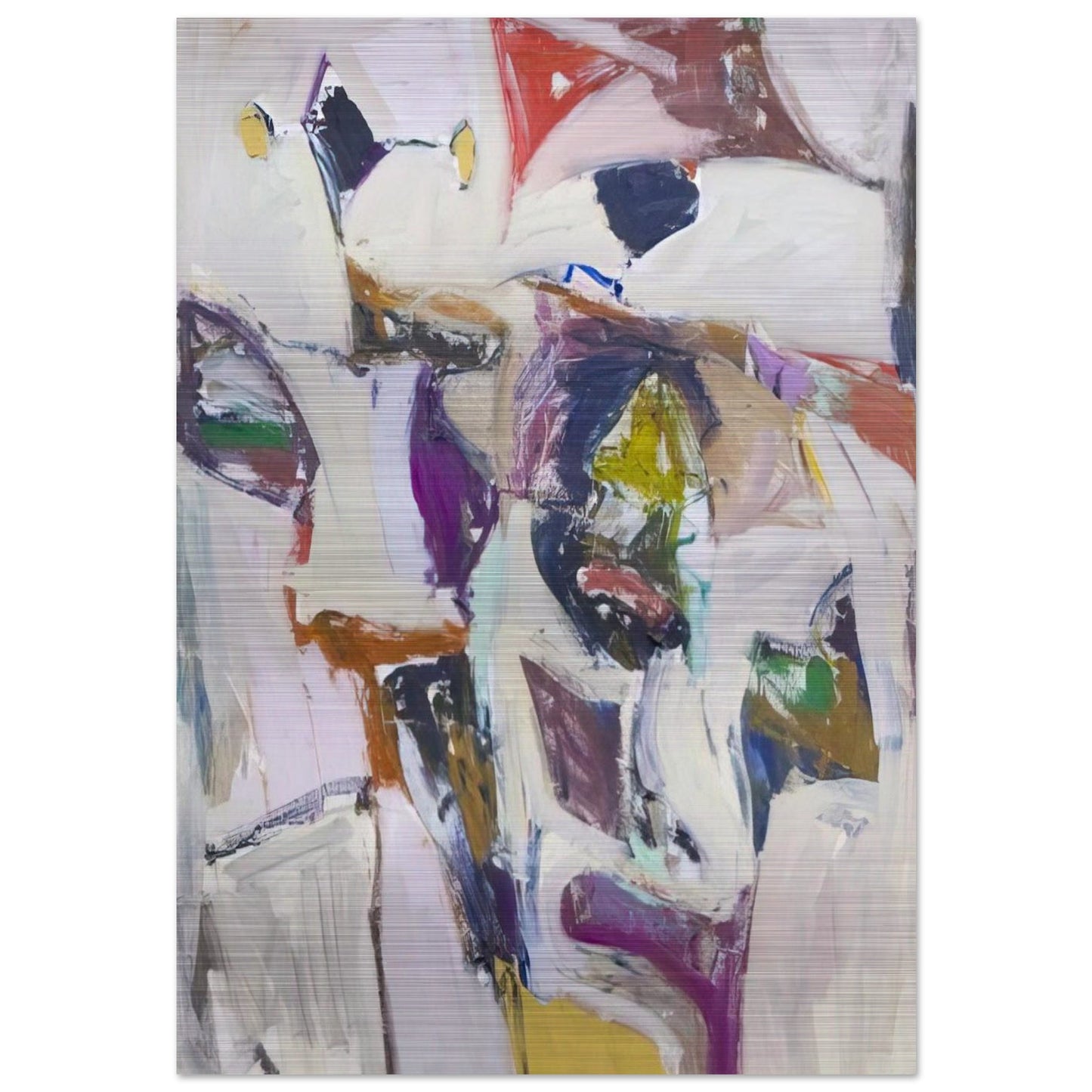 Untitled 14 - 1960 - John Altoon Brushed Aluminum Print - 70x100 cm / 28x40 inches | John Altoon Aluminum Print | John Altoon Prints