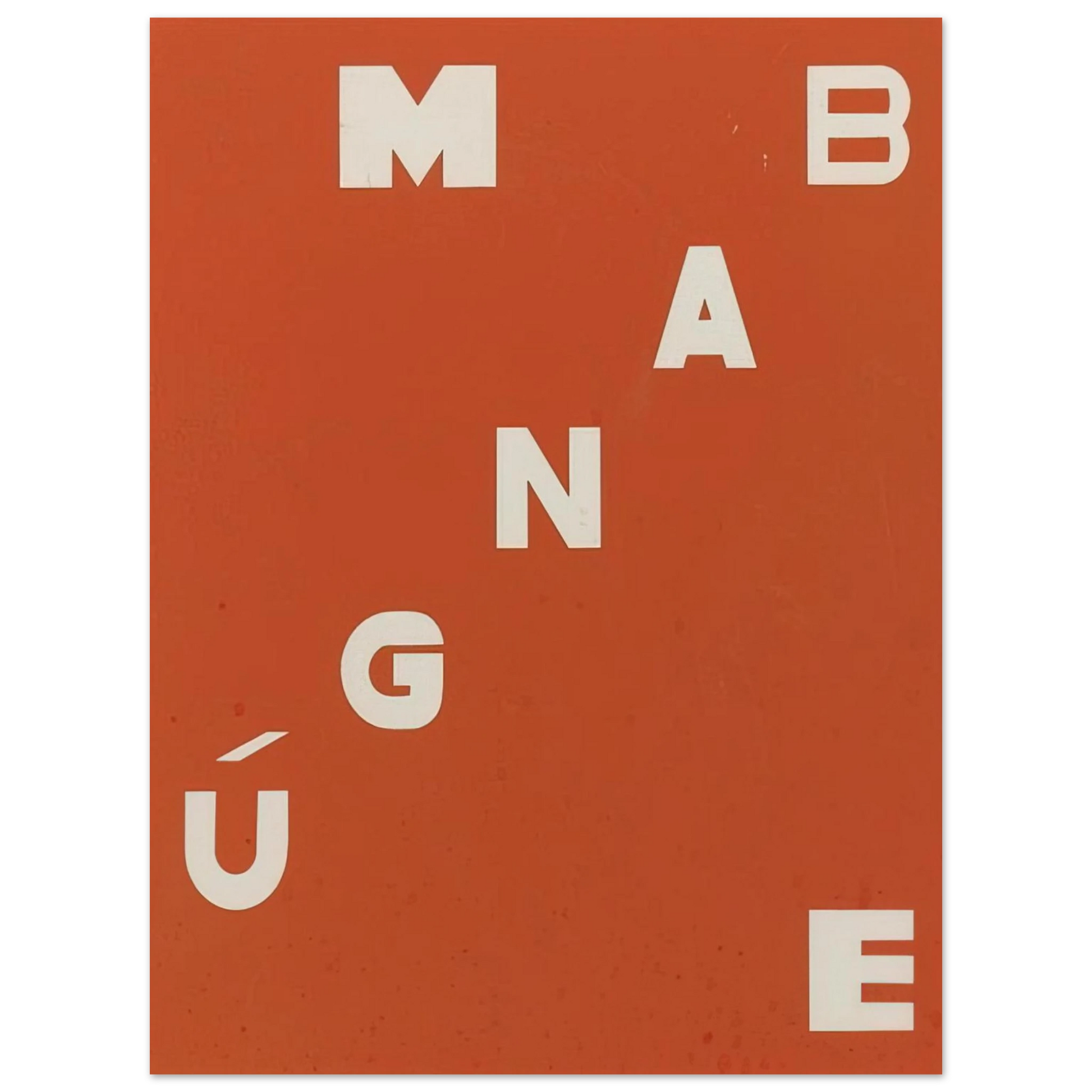 Helio Oiticica - Mangúe Bangúe - Neo-Concretism Fine Art Poster - Default Title