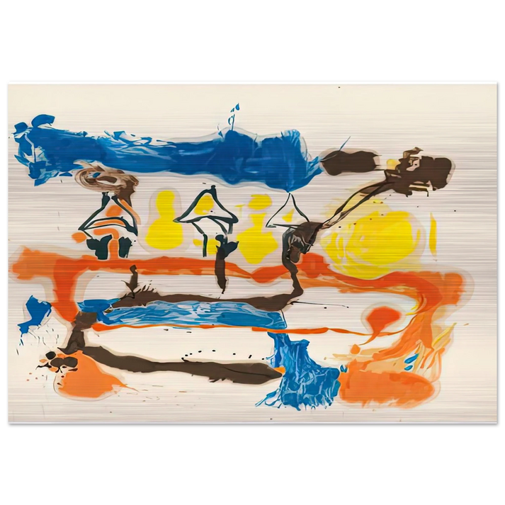 Fable, 1961- - Helen Frankenthaler Brushed Aluminum Print - 70x100 cm / 28x40 inches | Helen Frankenthaler Aluminum Print | Helen Frankenthaler Prints
