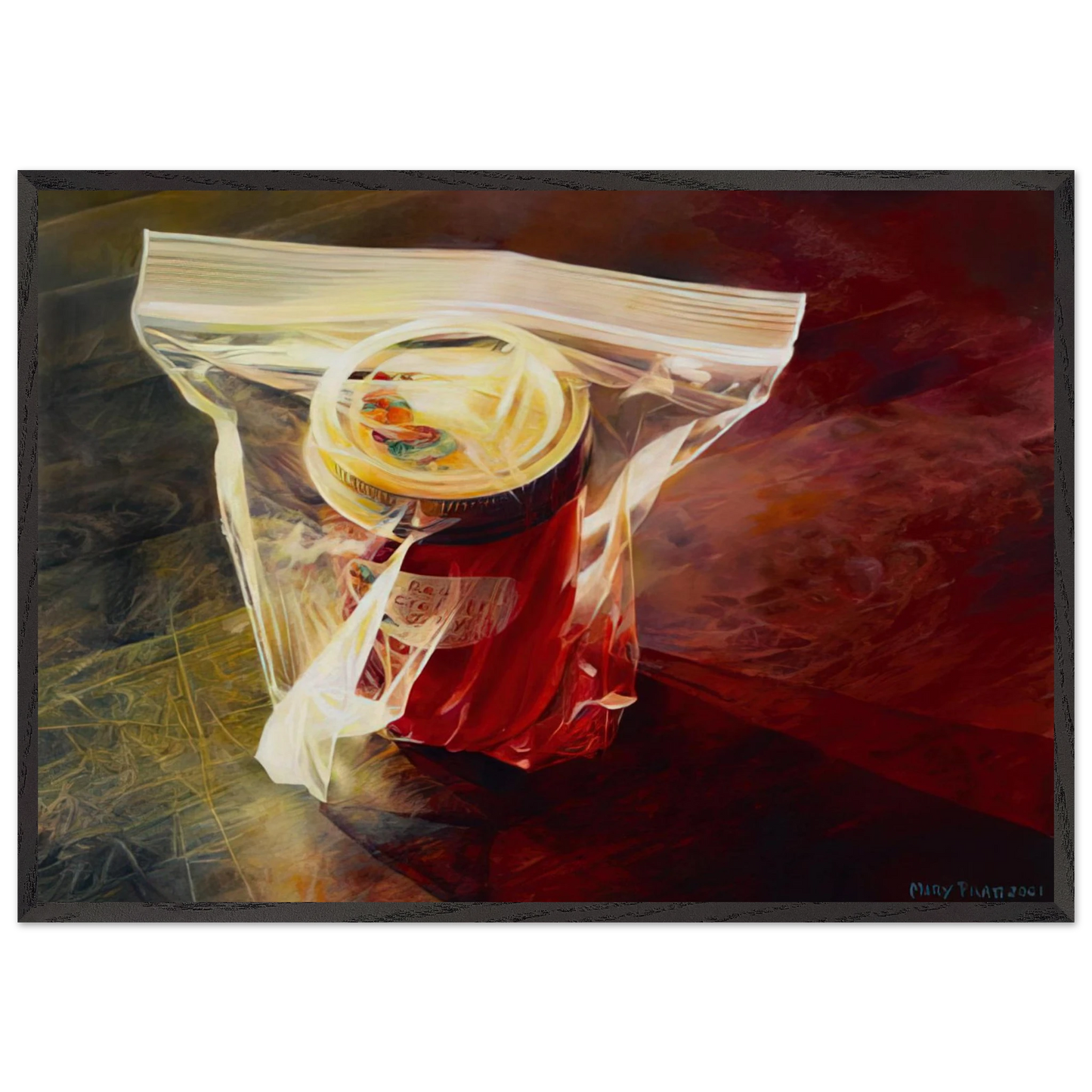 Specimen from Another Time - 2001 - Mary Pratt Framed Art Print – Black Wooden Frame - Default Title - -Framed Art Print