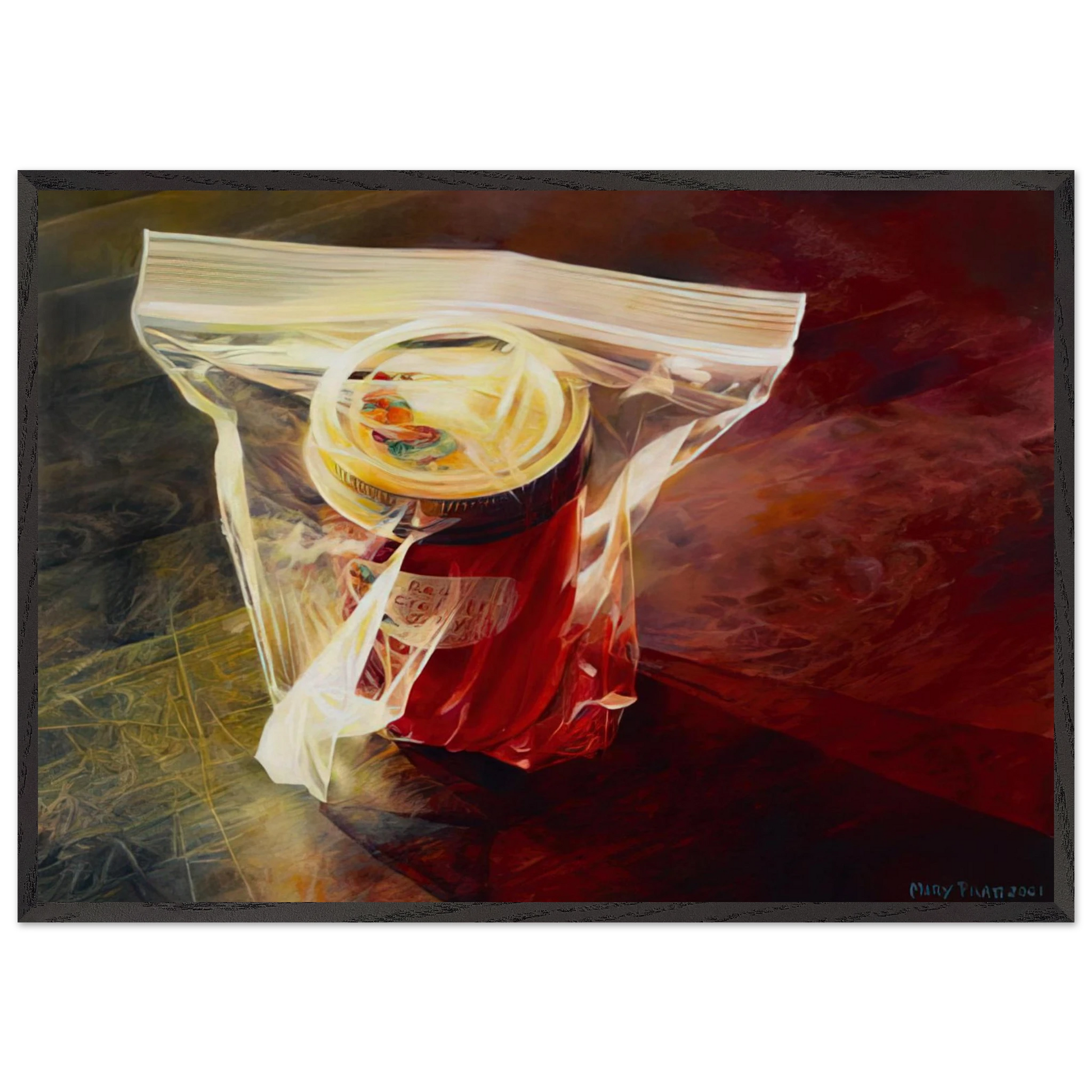 Specimen from Another Time - 2001 - Mary Pratt Framed Art Print – Black Wooden Frame - Default Title - -Framed Art Print