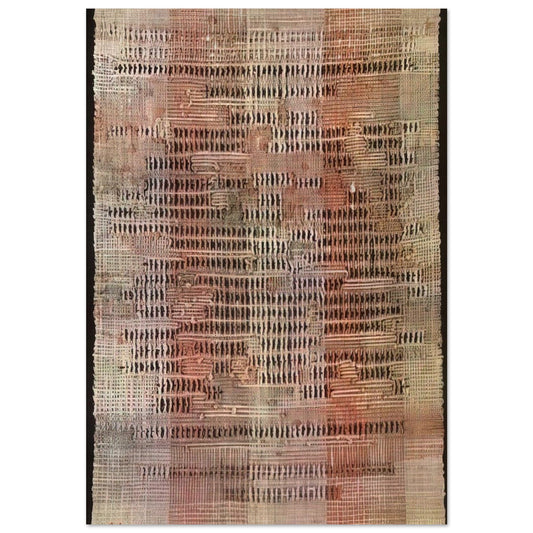 DEVELOPMENT IN ROSE II 1952 - Anni Albers Brushed Aluminum Print - 70x100 cm / 28x40 inches | Anni Albers Aluminum Print | Anni Albers Prints