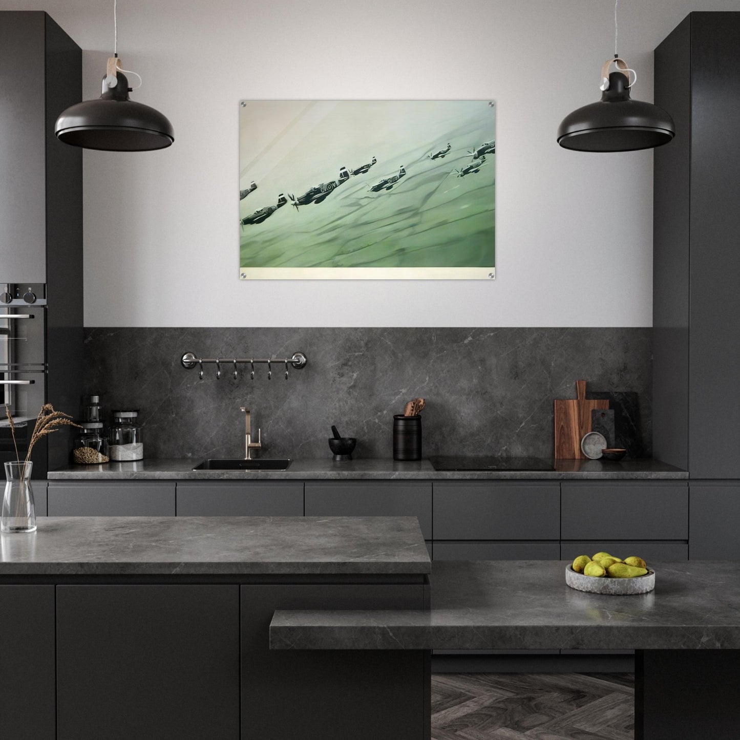 MUSTANG STAFFEL 1964 - Gerhard Richter Acrylic Print - 70x100 cm / 28x40″ inches