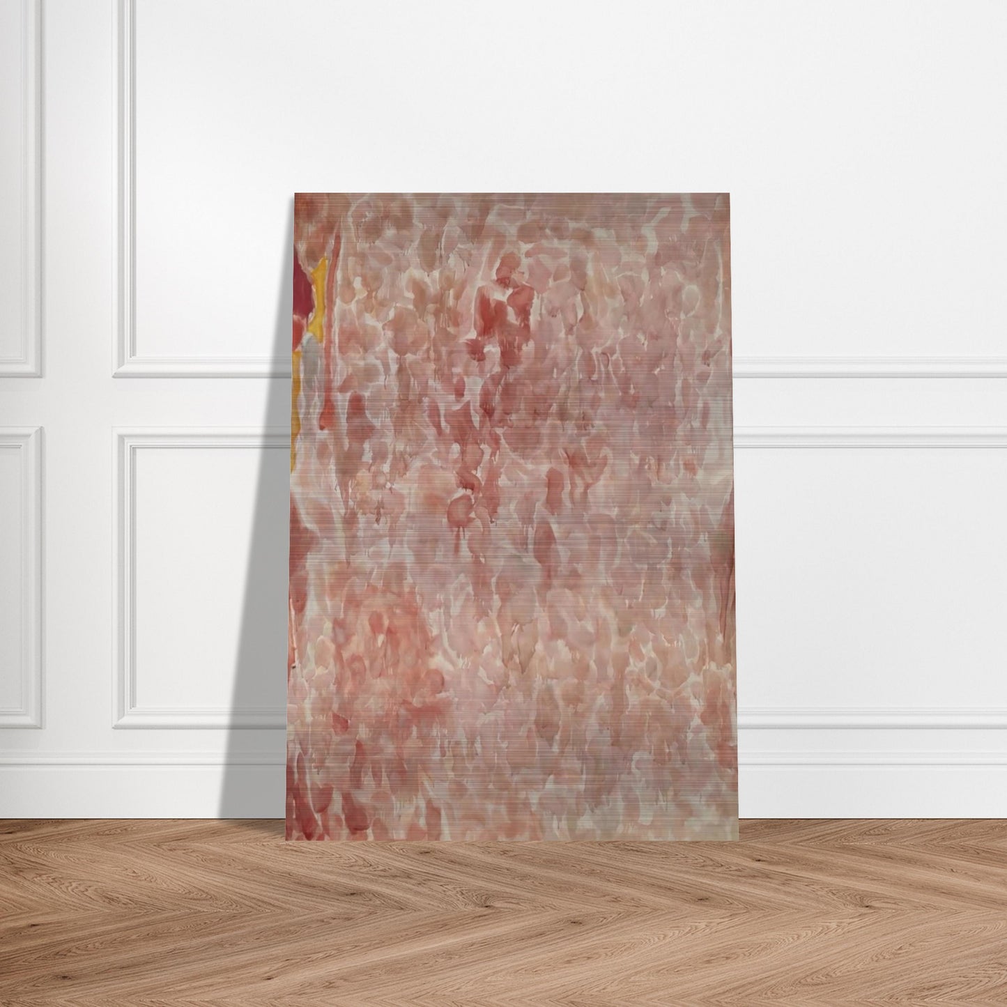 Red and Pink - Sam Francis Brushed Aluminum Print - 70x100 cm / 28x40 inches | Sam Francis Aluminum Print | Sam Francis Prints