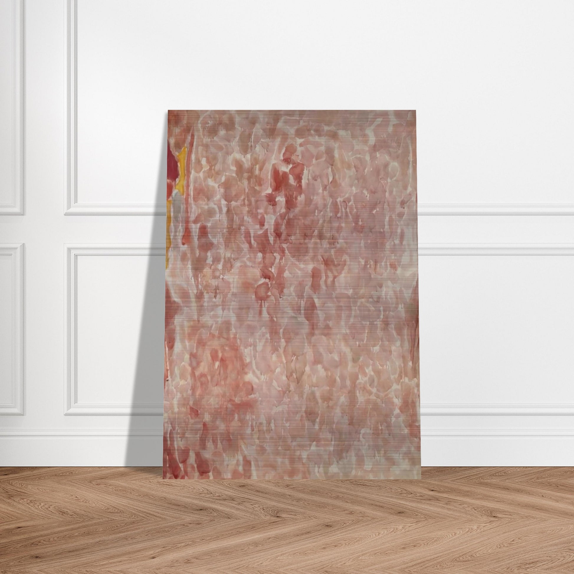 Red and Pink - Sam Francis Brushed Aluminum Print - 70x100 cm / 28x40 inches | Sam Francis Aluminum Print | Sam Francis Prints