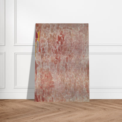 Red and Pink - Sam Francis Brushed Aluminum Print - 70x100 cm / 28x40 inches | Sam Francis Aluminum Print | Sam Francis Prints