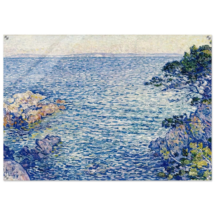 THE POINT OF ROSSIGNOL 1904 - Theo van Rysselberghe Acrylic Print - 70x100 cm / 28x40″ inches
