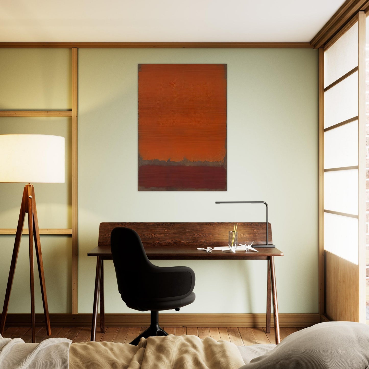 Ochre and Red on Red - 1962 - Mark Rothko Brushed Aluminum Print - 70x100 cm / 28x40 inches | Mark Rothko Aluminum Print | Mark Rothko Prints