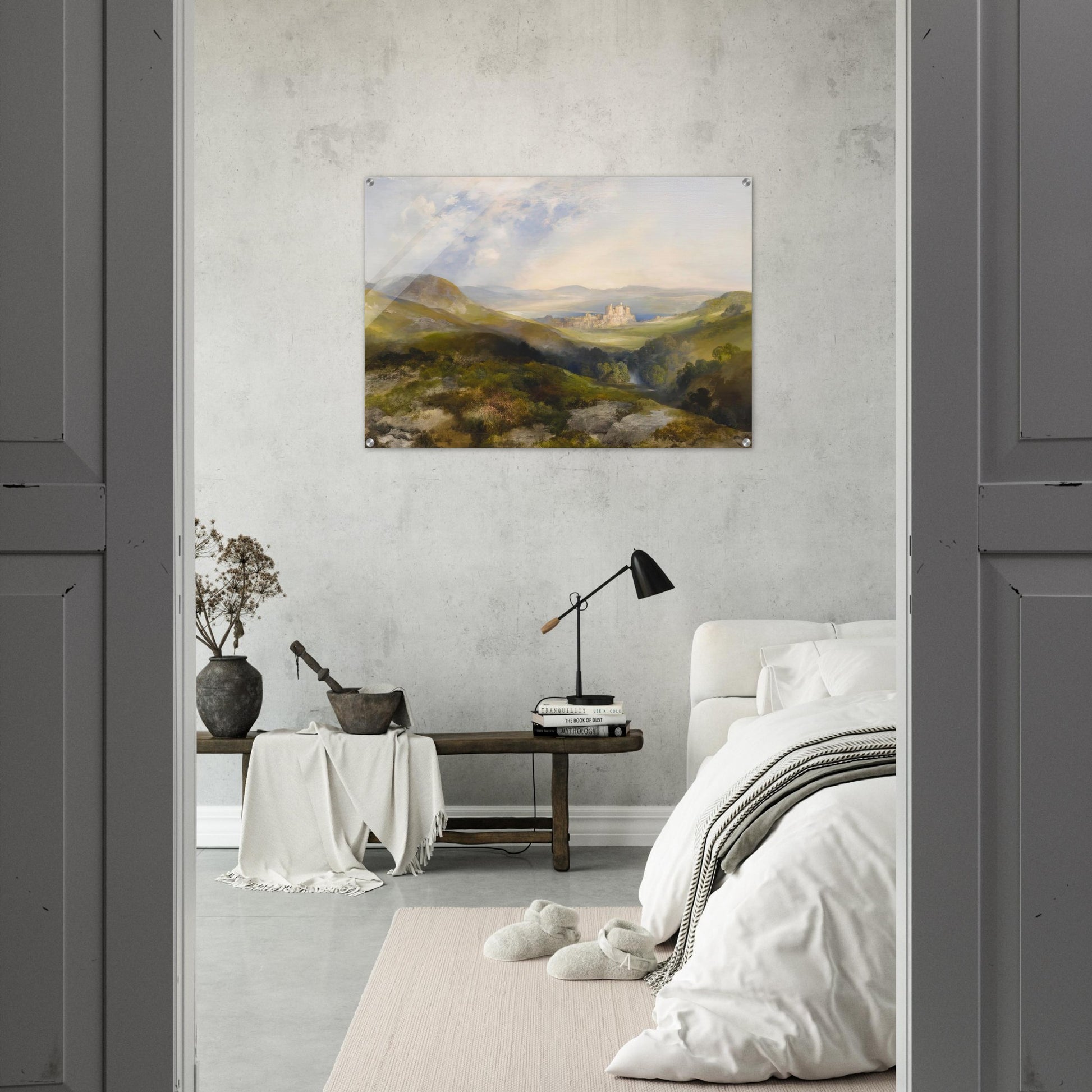 Conway Castle - Thomas Moran Acrylic Print - 70x100 cm / 28x40″ inches