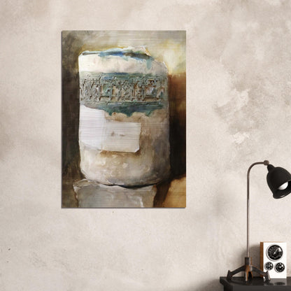 Persian Artifact with Faience Decoration - John Singer Sargent Brushed Aluminum Print - 70x100 cm / 28x40 inches | John Singer Sargent Aluminum Print | John Singer Sargent Prints