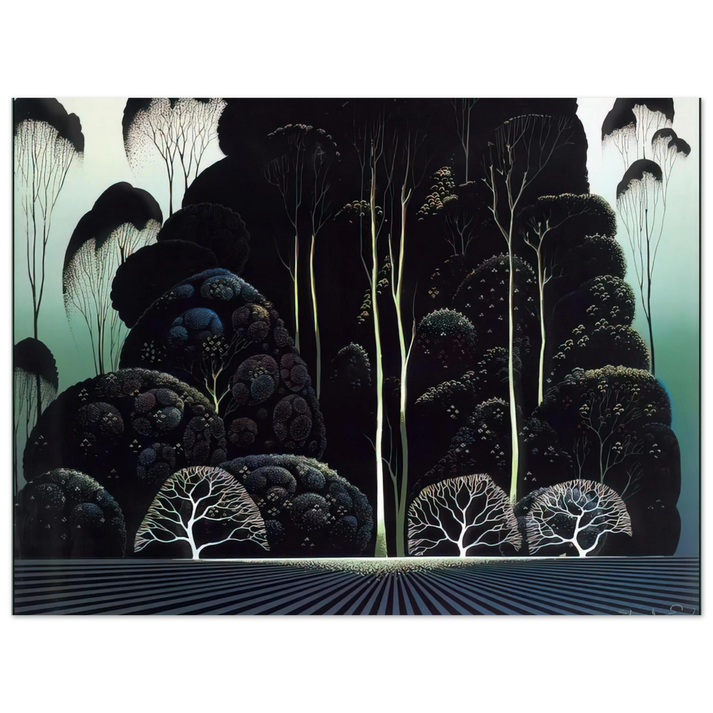 Eyvind Earle - Eucalyptus  75x100 cm / 30x40inches Fine Art Poster