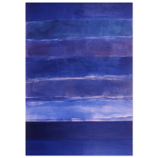 Ocean Love - 1981 - Ronnie Landfield Brushed Aluminum Print - 70x100 cm / 28x40 inches | Ronnie Landfield Aluminum Print | Ronnie Landfield Prints