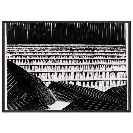 ESCHER 4 - MC Escher Framed Art Print – Black Wooden Frame - Default Title - -Framed Art Print