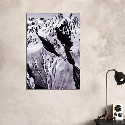 HIMALAYA - Gerhard Richter Brushed Aluminum Print - 70x100 cm / 28x40 inches | Gerhard Richter Aluminum Print | Gerhard Richter Prints