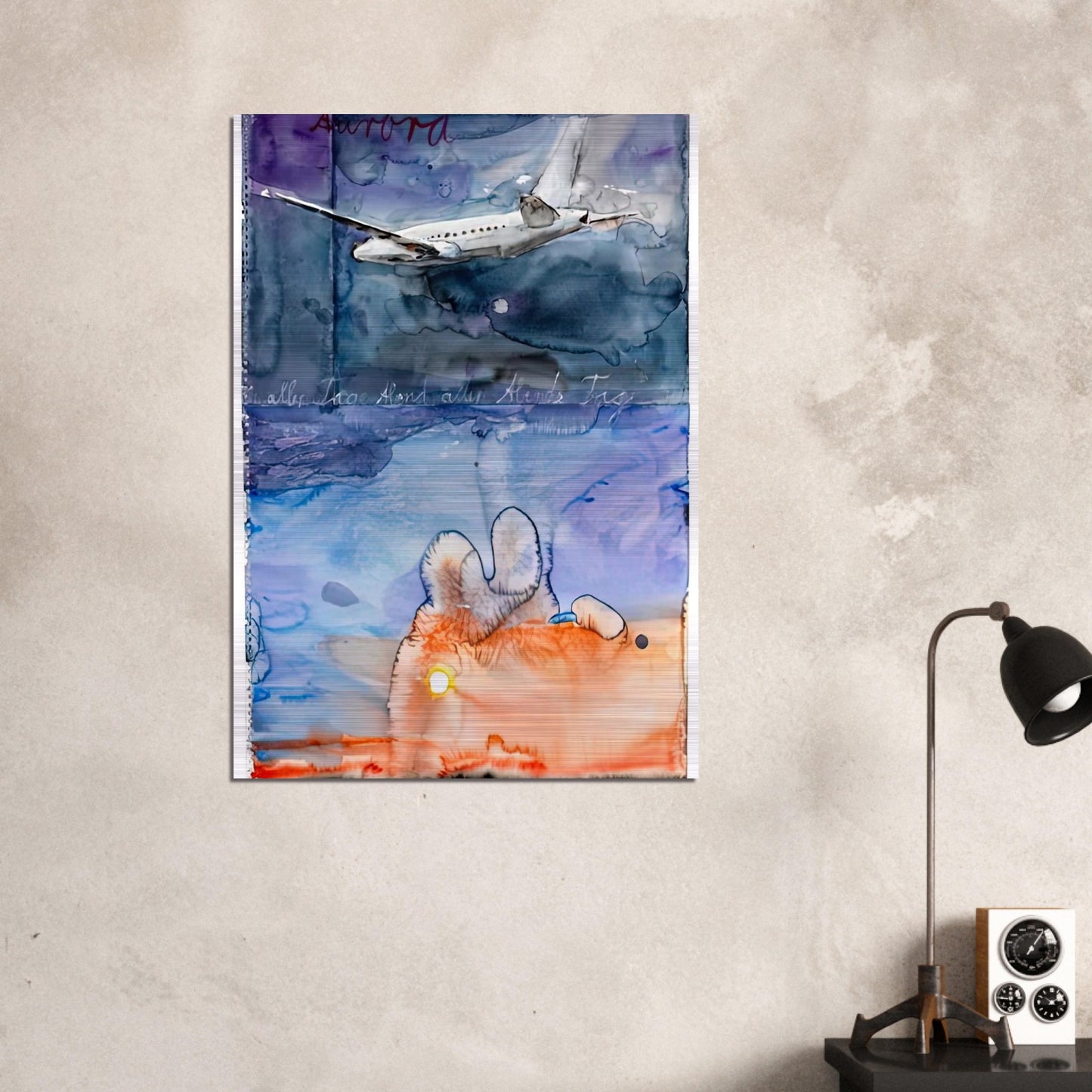 AURORA 2013 - Anselm Kiefer Brushed Aluminum Print - 70x100 cm / 28x40 inches | Anselm Kiefer Aluminum Print | Anselm Kiefer Prints