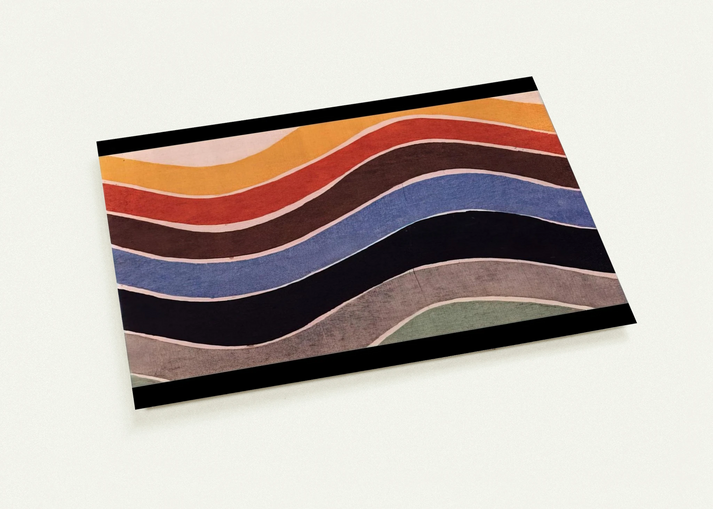 FABRIC PATTERN 1 By Sonia Delaunay Pack of 10 Post Cards | Sonia Delaunay Post Cards | A6 (10.5 x 14.8 cm) - 4.1 x 5.8 inches