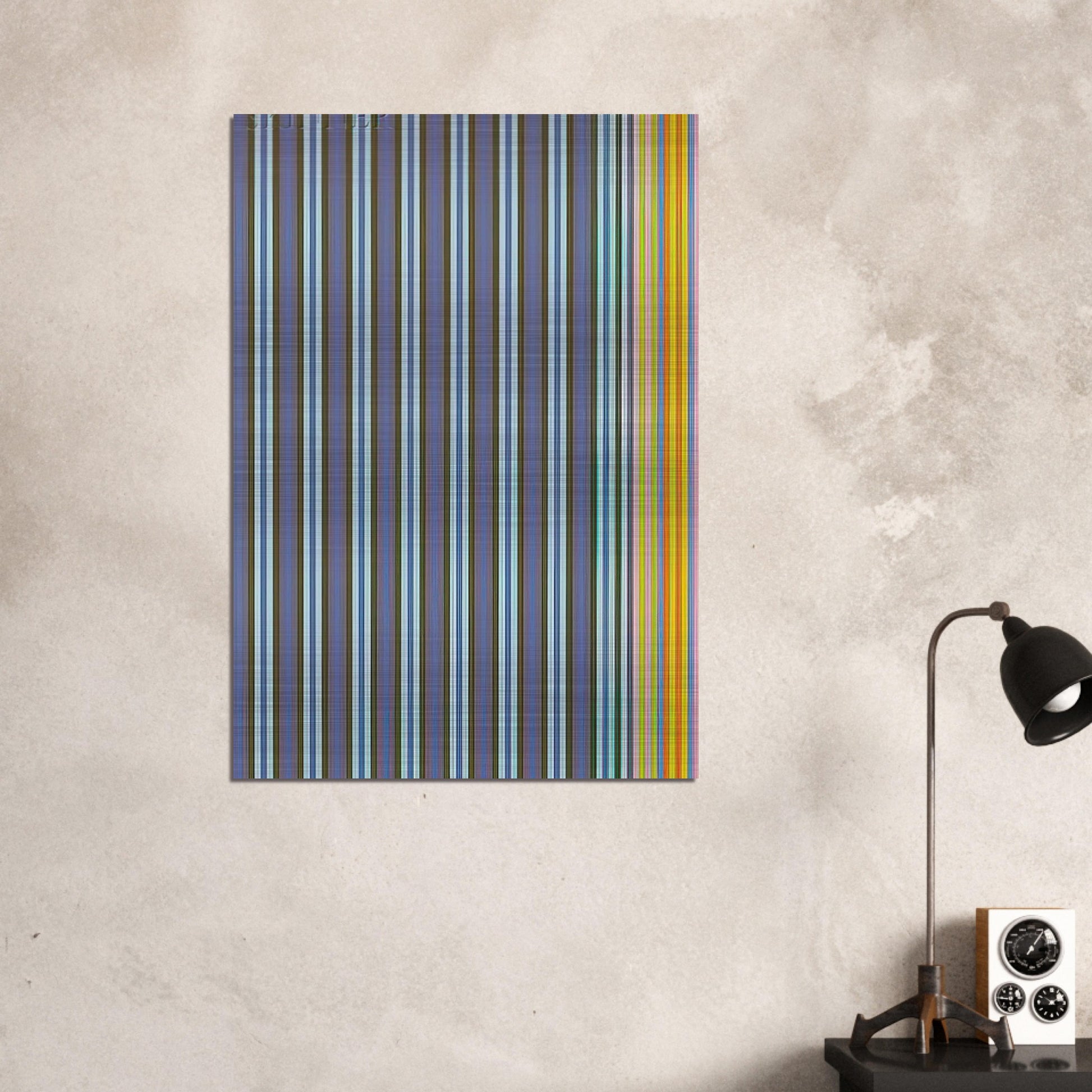 Jack-in-the-Box - 1969 - Gene Davis Brushed Aluminum Print - 70x100 cm / 28x40 inches | Gene Davis Aluminum Print | Gene Davis Prints