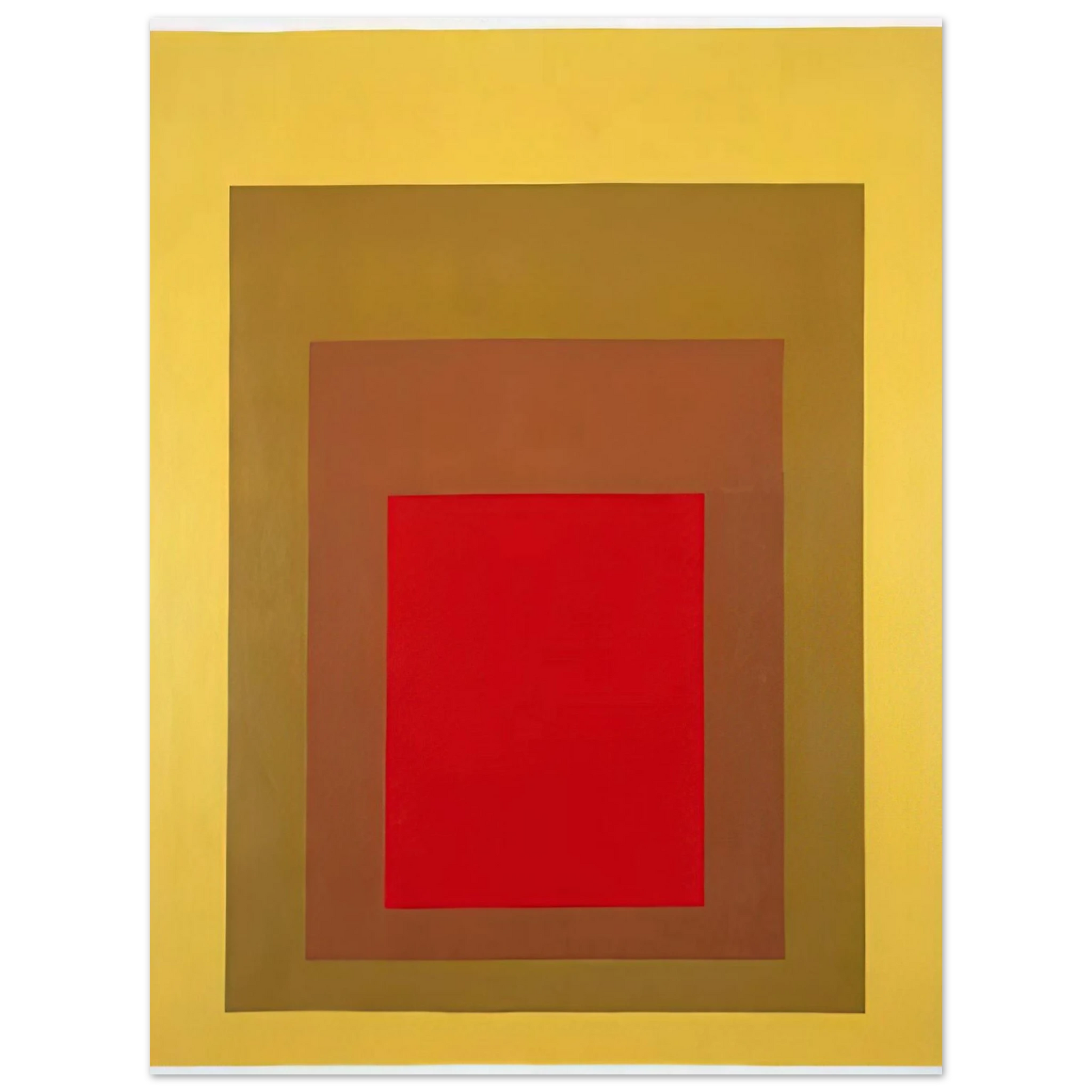Josef Albers - HOMAGE TO THE SQUARE 1967 1 Fine Art Poster - Default Title