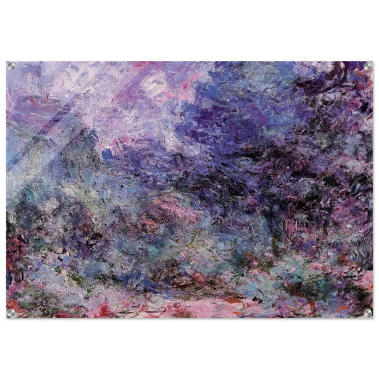 The House Seen from the Rose Garden 3 - claude monet Acrylic Print - 70x100 cm / 28x40″ inches