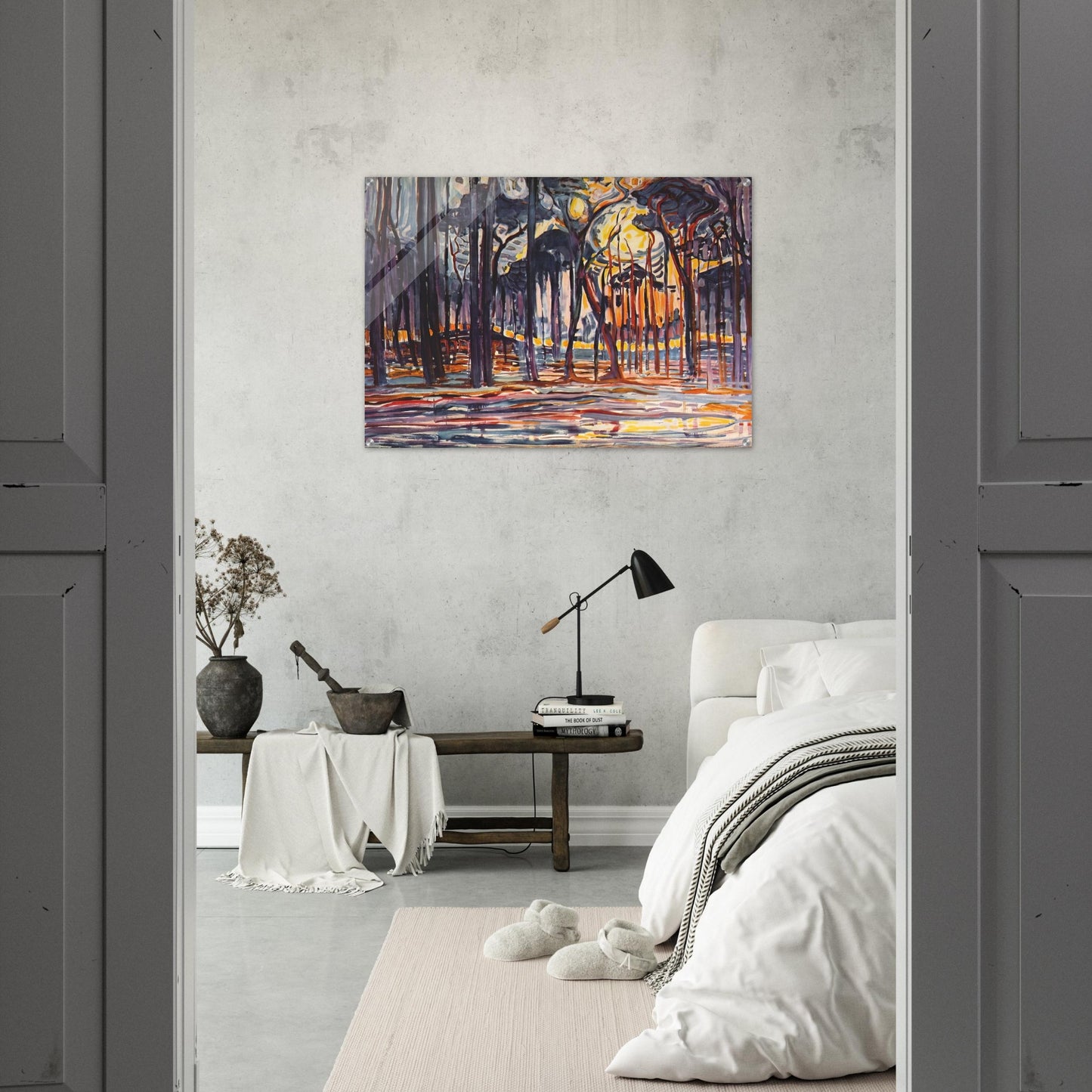 Woods near Oele - Piet Mondrian Acrylic Print - 70x100 cm / 28x40″ inches