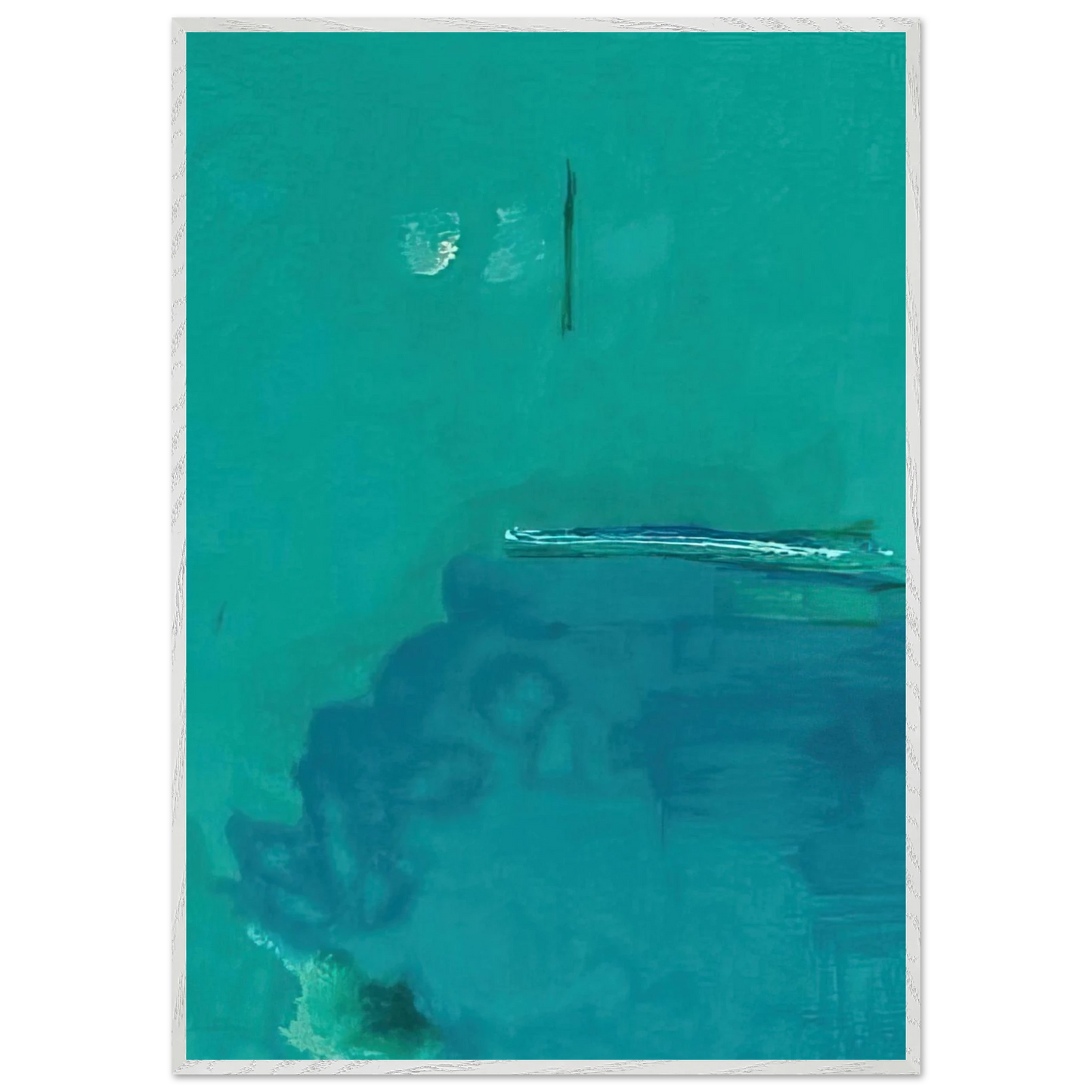 Helen Frankenthaler - Contentment Island - 2004 Wall art - 70x100 cm / 28x40 inches - Fine Art Poster - -