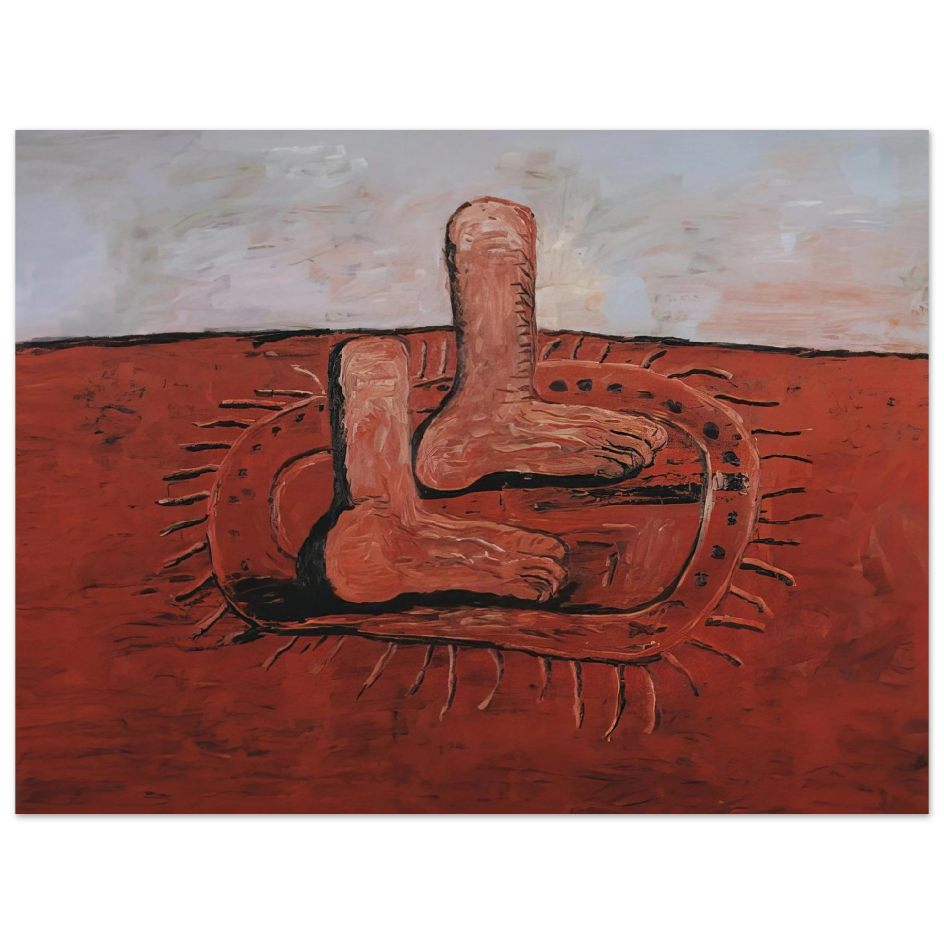 Philip Guston - TWO FAT FEET Fine Art Poster - Default Title