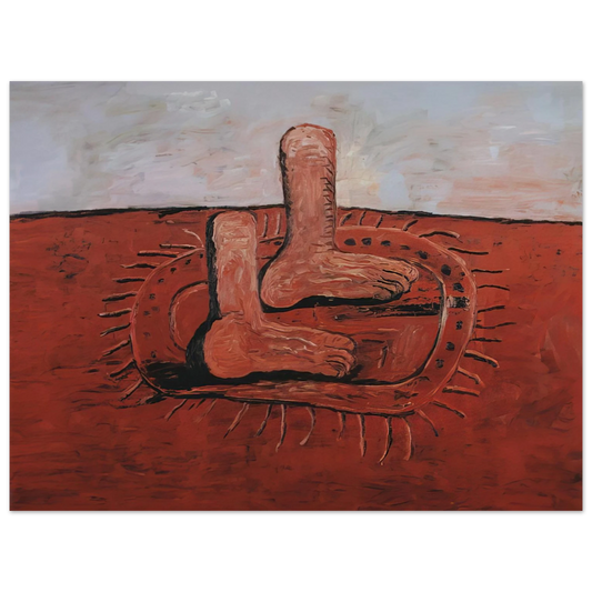 Philip Guston - TWO FAT FEET Fine Art Poster - Default Title