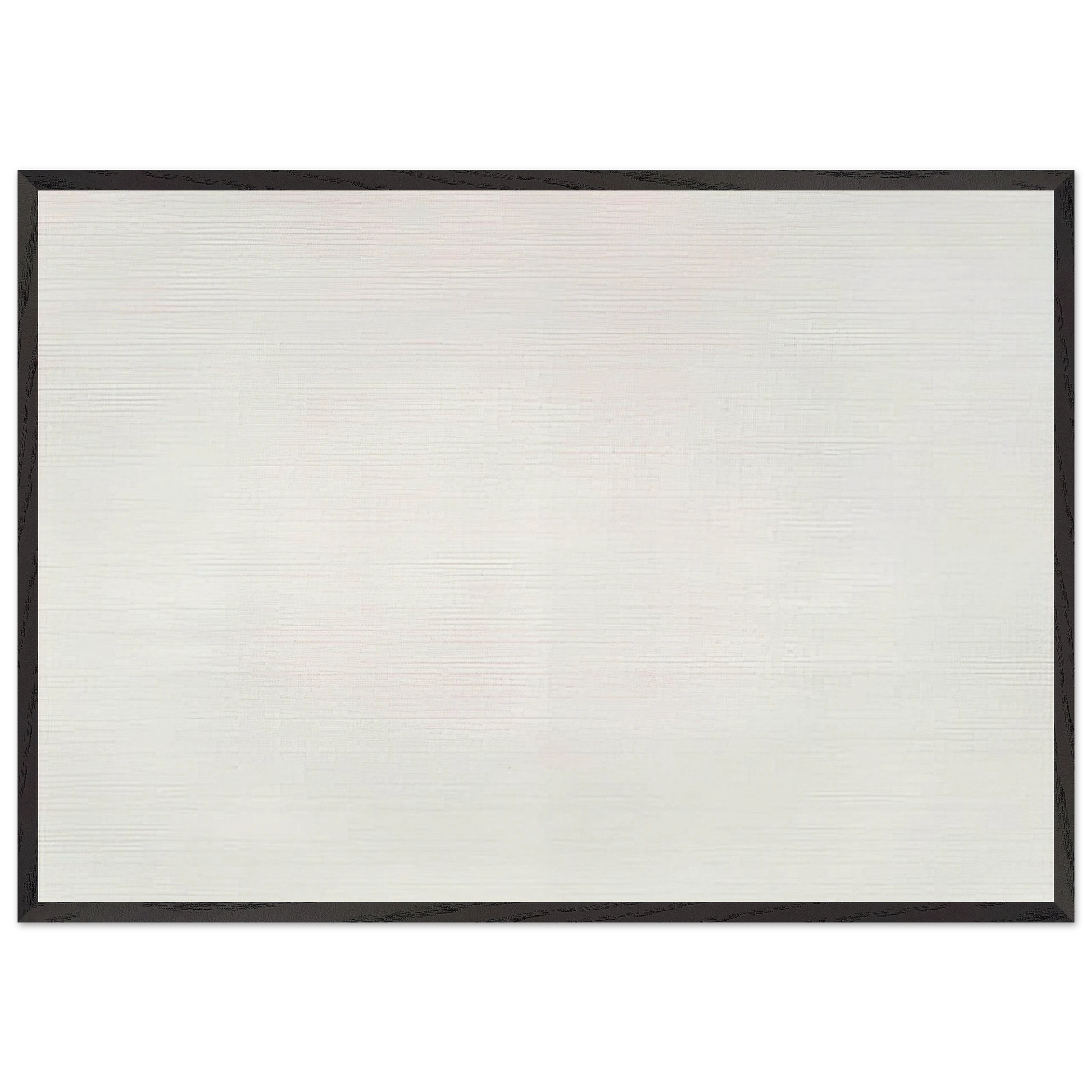 Happy Valley - Agnes Martin 70x100 cm / 28x40 inches Framed Art Print – Black Wooden Frame