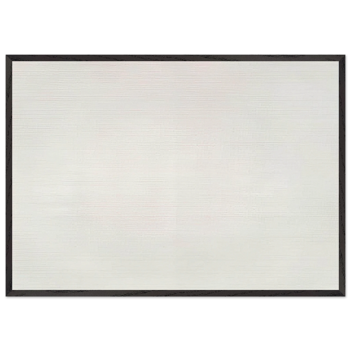 Happy Valley - Agnes Martin 70x100 cm / 28x40 inches Framed Art Print – Black Wooden Frame