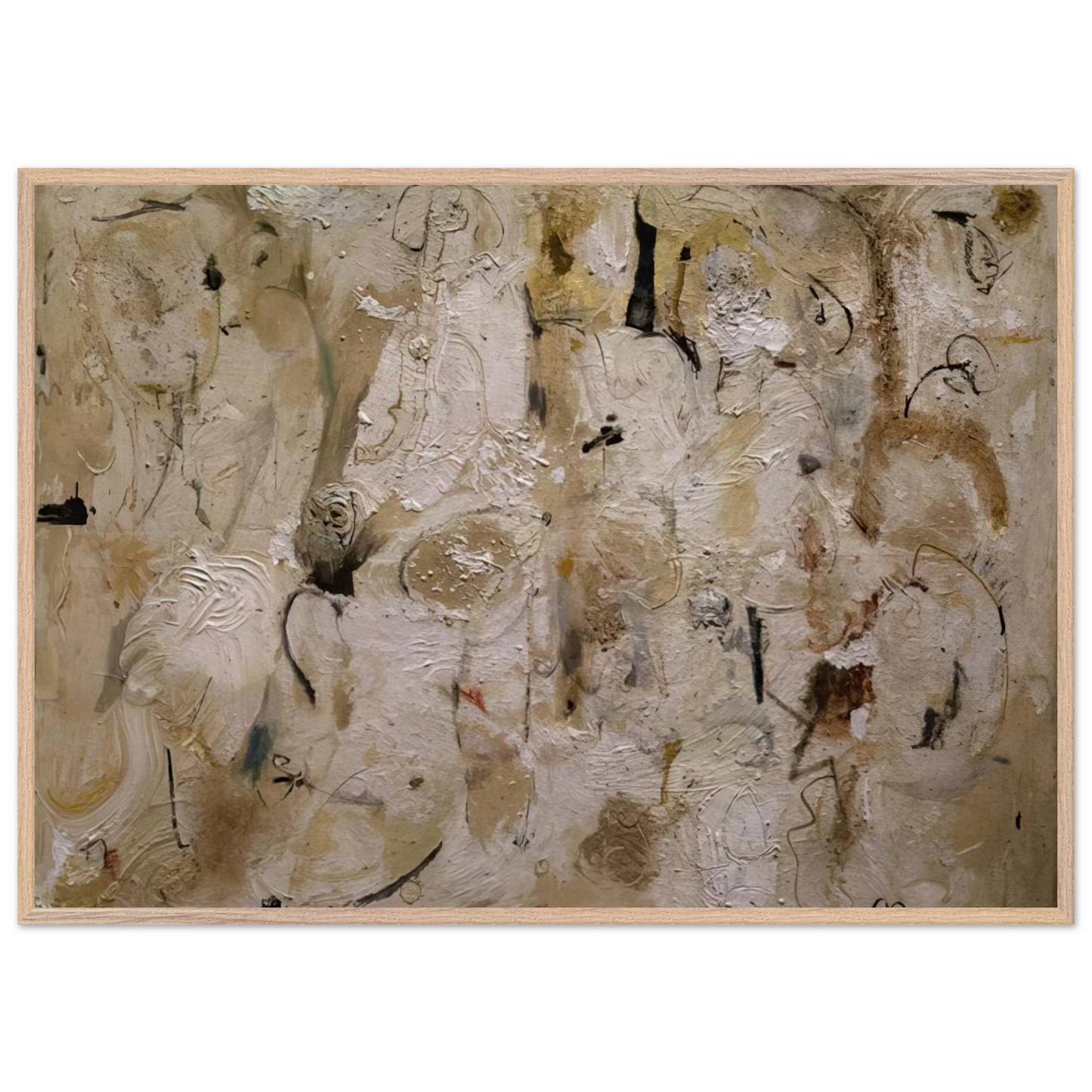 Helen Frankenthaler - Painted on 21st Street - 1951 Wall art - A1 (59.4 x 84.1  cm) - Fine Art Poster - -