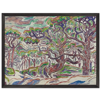 Walter Inglis Anderson - Walter Anderson Wall art - 20x25 cm / 8x10 Inches - Premium Wooden Framed Poster With Fine Art Paper - Wood frame