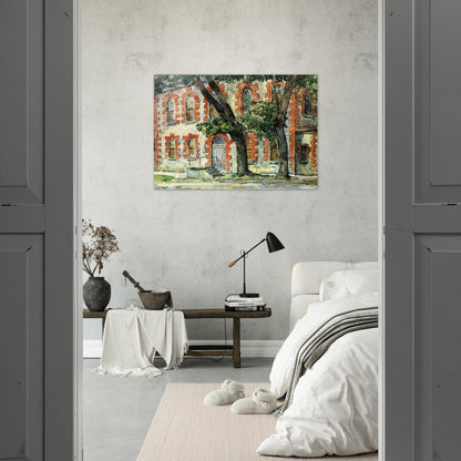 Old Dutch Building, Fishkill, New York - Childe Hassam Acrylic Print - 70x100 cm / 28x40″ inches