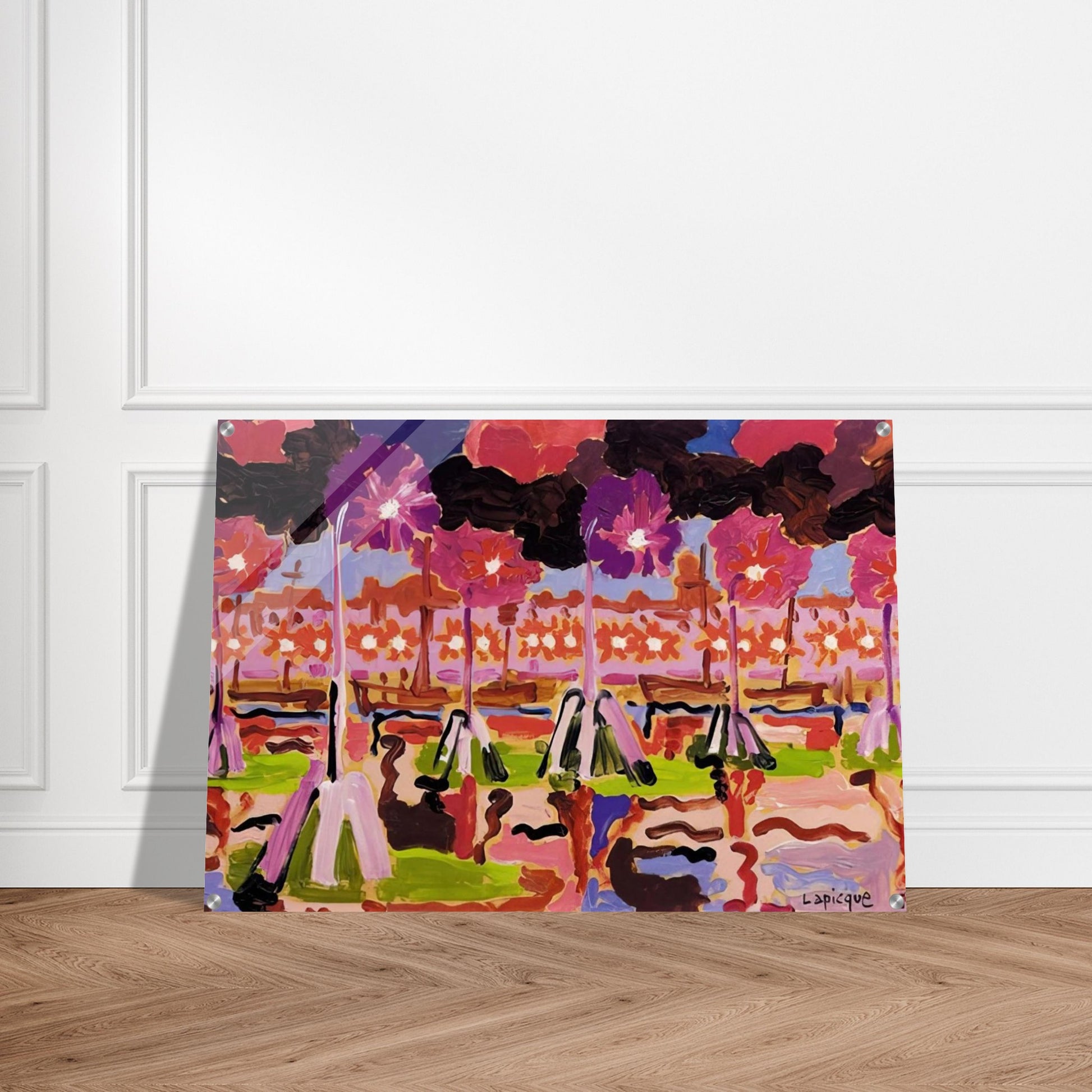 Quai à Venise - 1955 - Charles Lapicque Acrylic Print - 70x100 cm / 28x40″ inches | Charles Lapicque Wall Art | Charles Lapicque Prints