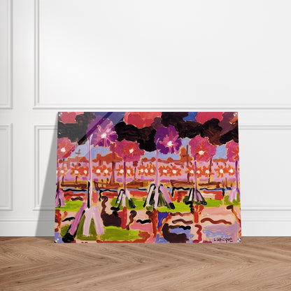 Quai à Venise - 1955 - Charles Lapicque Acrylic Print - 70x100 cm / 28x40″ inches | Charles Lapicque Wall Art | Charles Lapicque Prints