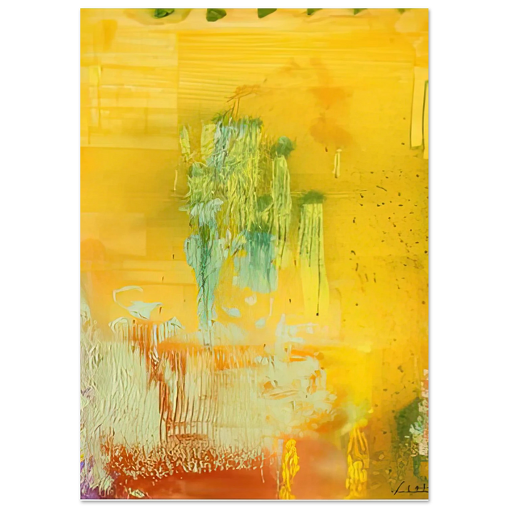 Helen Frankenthaler - Aspens, 1991- Wall Art - 30x40 cm / 12x16 inches - Premium Wooden Framed Poster With Fine Art Paper-canvas - Wood frame