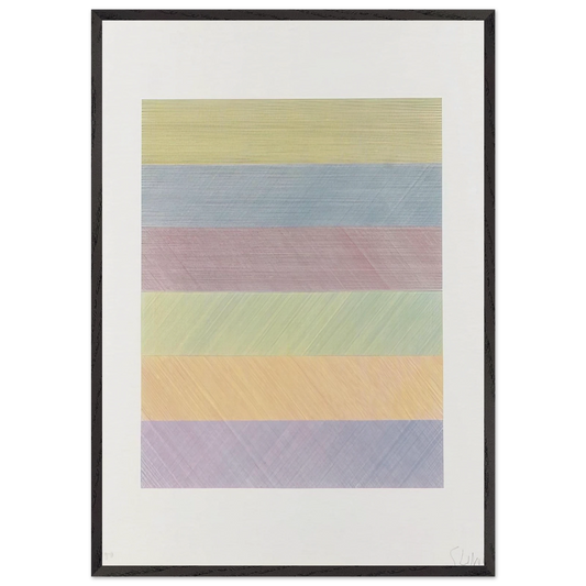 Untitled from Composite Series - Sol LeWitt Framed Art Print – Black Wooden Frame - Default Title - -Framed Art Print