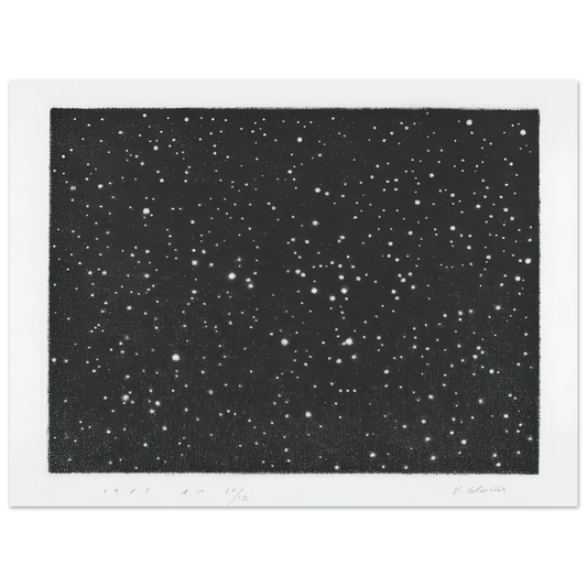 Vija Celmins - MOUNT HOLYOKE 1987 Fine Art Poster - Default Title
