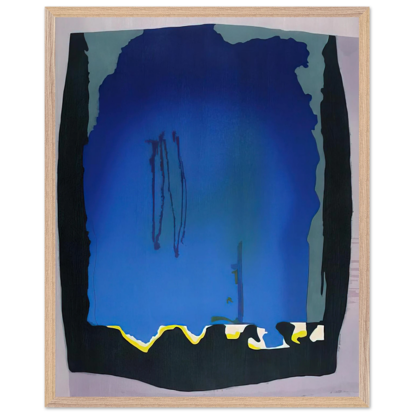 Helen Frankenthaler - Freefall - 1992 Wall art - 30x45 cm / 12x18 inches - Fine Art Poster - -