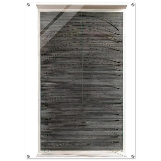 LA COURVE BLEUE 1965 - Jesus Rafael Soto Acrylic Print - 70x100 cm / 28x40″ inches