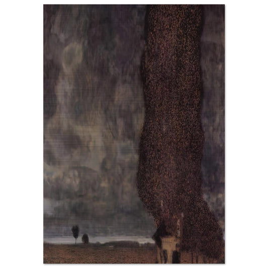 THE BIG POPLAR II 1903 - Gustav Klimt Brushed Aluminum Print - 70x100 cm / 28x40 inches | Gustav Klimt Aluminum Print | Gustav Klimt Prints