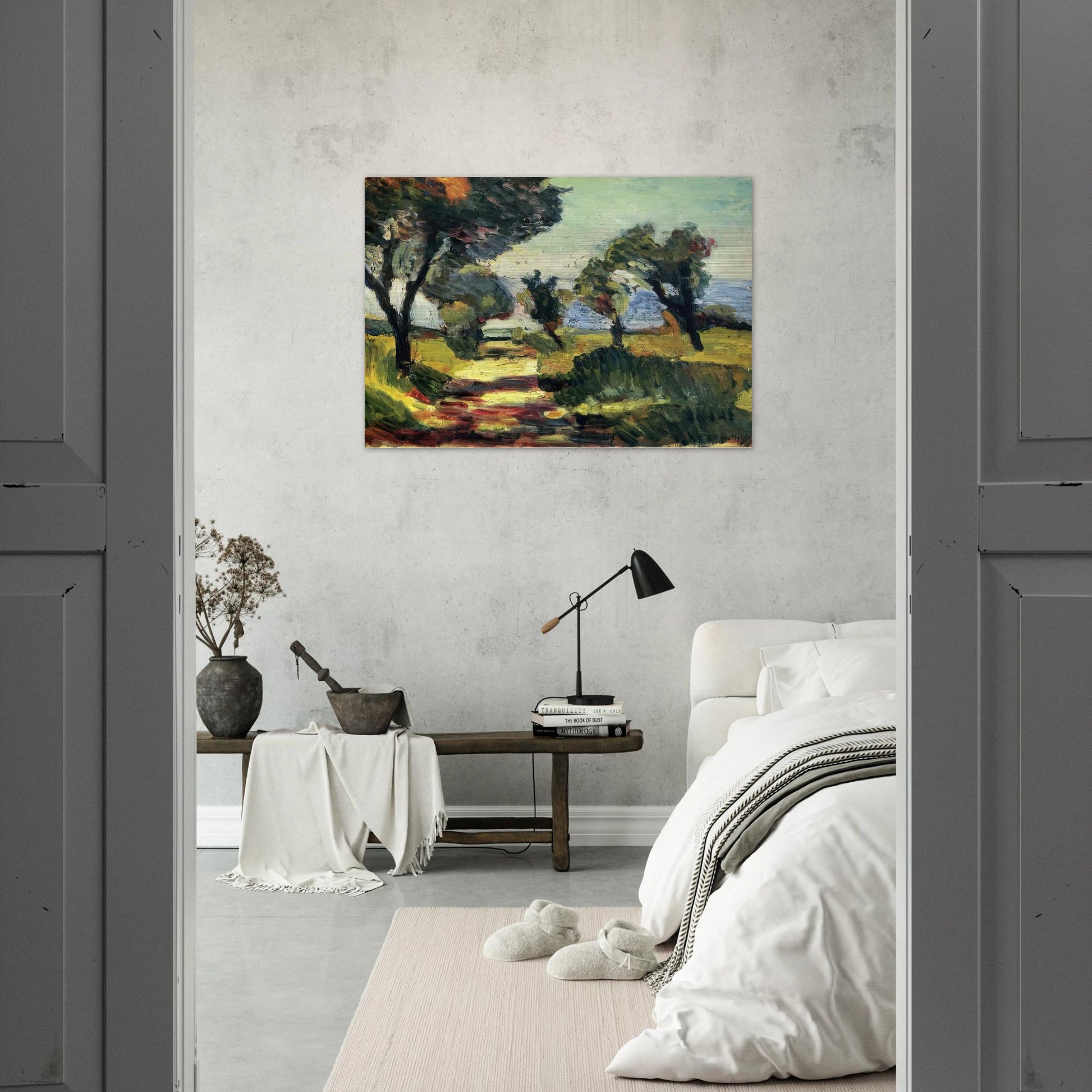 OLIVE TREES 1898 - Henri Matisse Brushed Aluminum Print - 70x100 cm / 28x40 inches | Henri Matisse Aluminum Print | Henri Matisse Prints