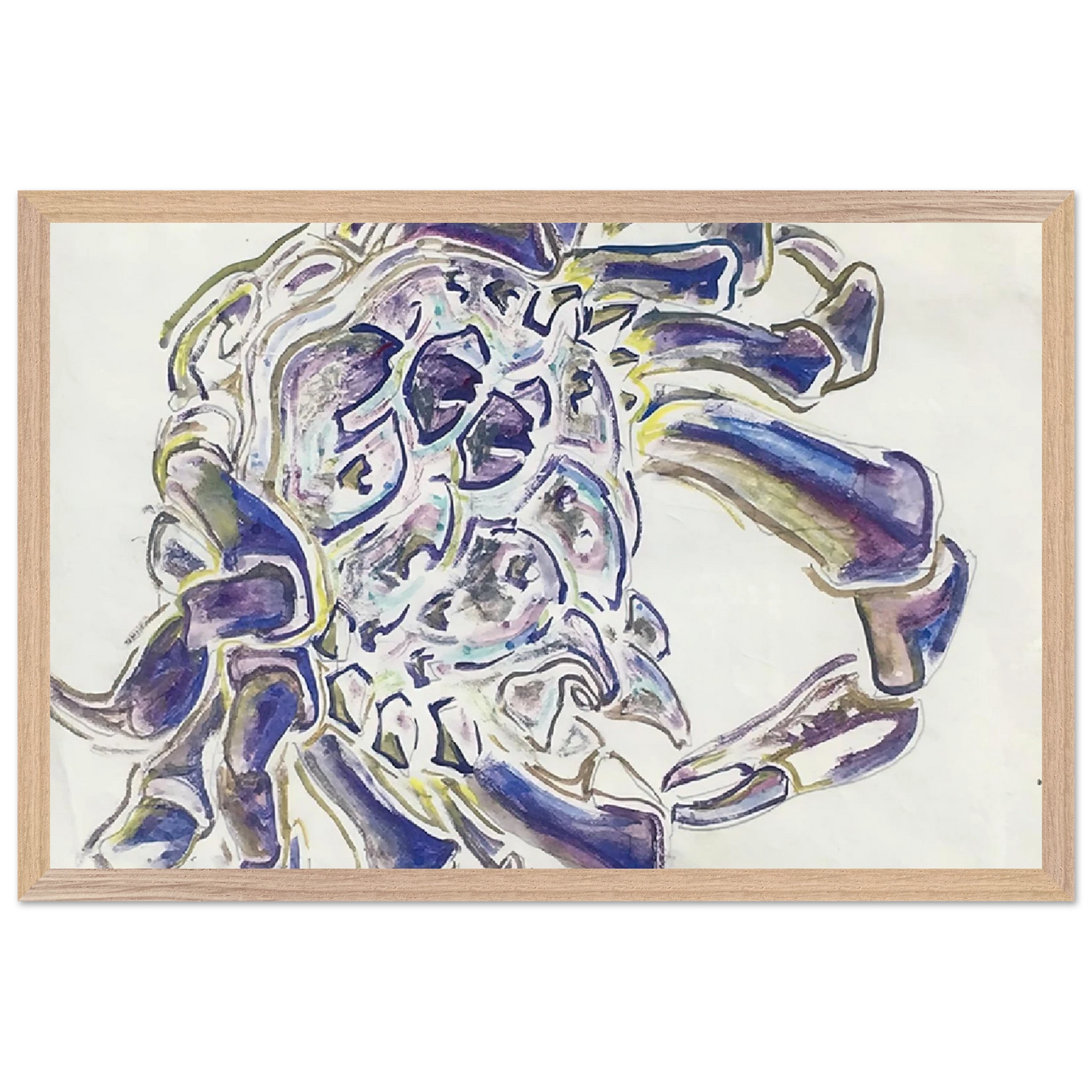 Walter Inglis Anderson - Walter Anderson Wall art - 27x35 cm / 11x14 inches - Premium Wooden Framed Poster With Fine Art Paper - Wood frame
