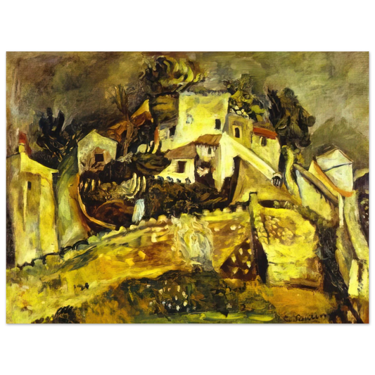 Chaim Soutine - LANDSCAPE AT CAGNES Fine Art Poster - Default Title