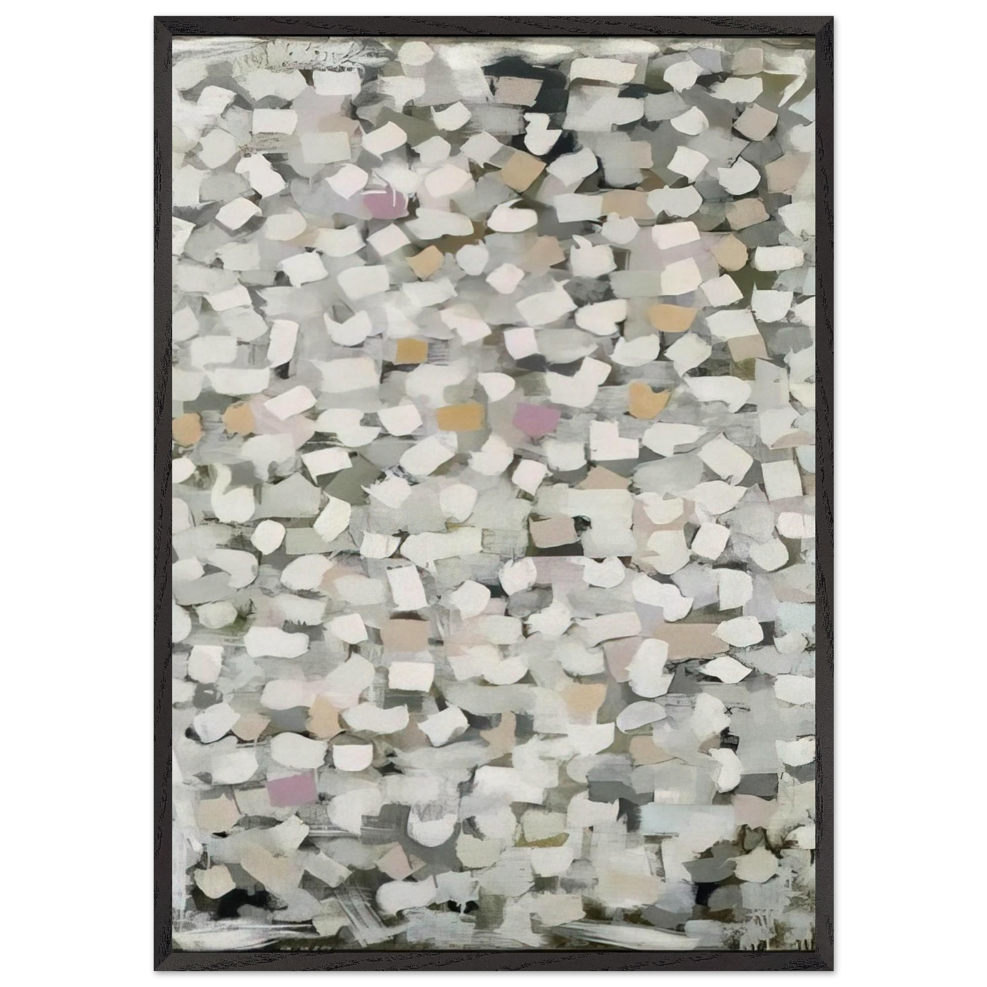 Number 1 - 1952 - Bradley Walker Tomlin Framed Art Print – Black Wooden Frame - Default Title - -Framed Art Print