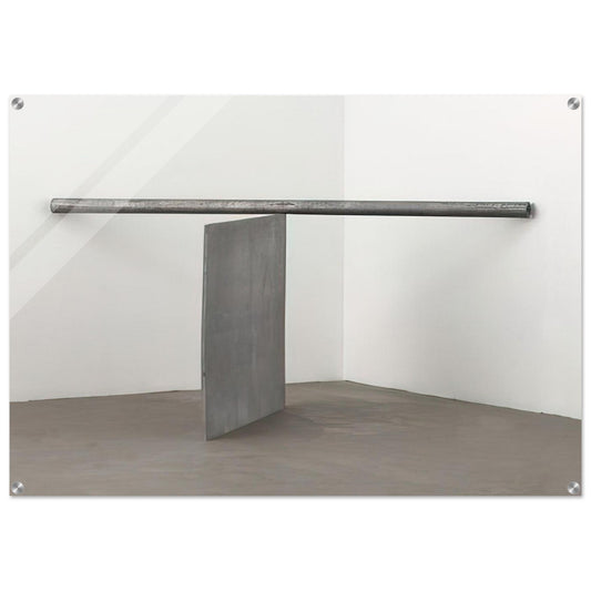 EQUAL CORNER PROP PIECE 1970 - Richard Serra Acrylic Print - 70x100 cm / 28x40″ inches